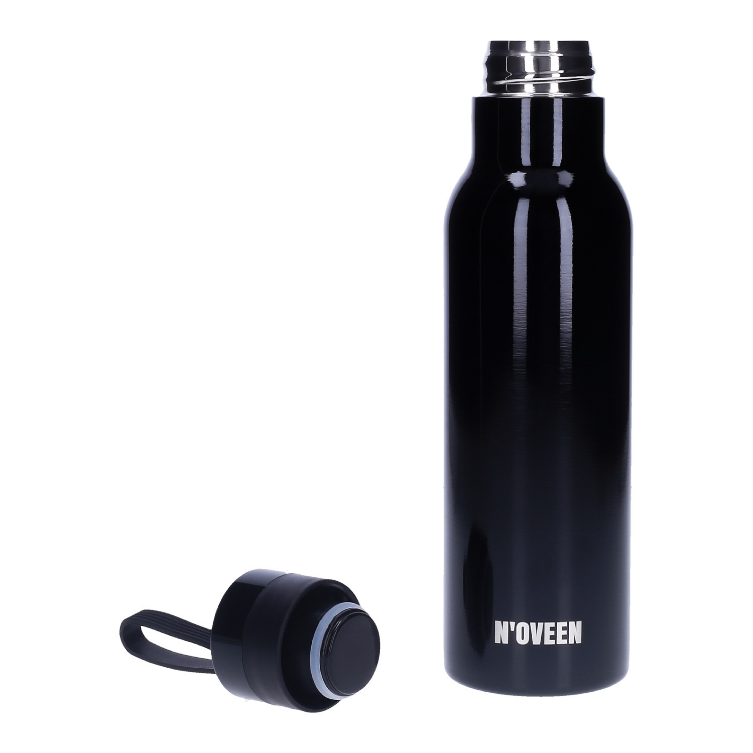Termos, Noveen, TB130 Black Shiny, Negru, 500 ml - imaginea 3