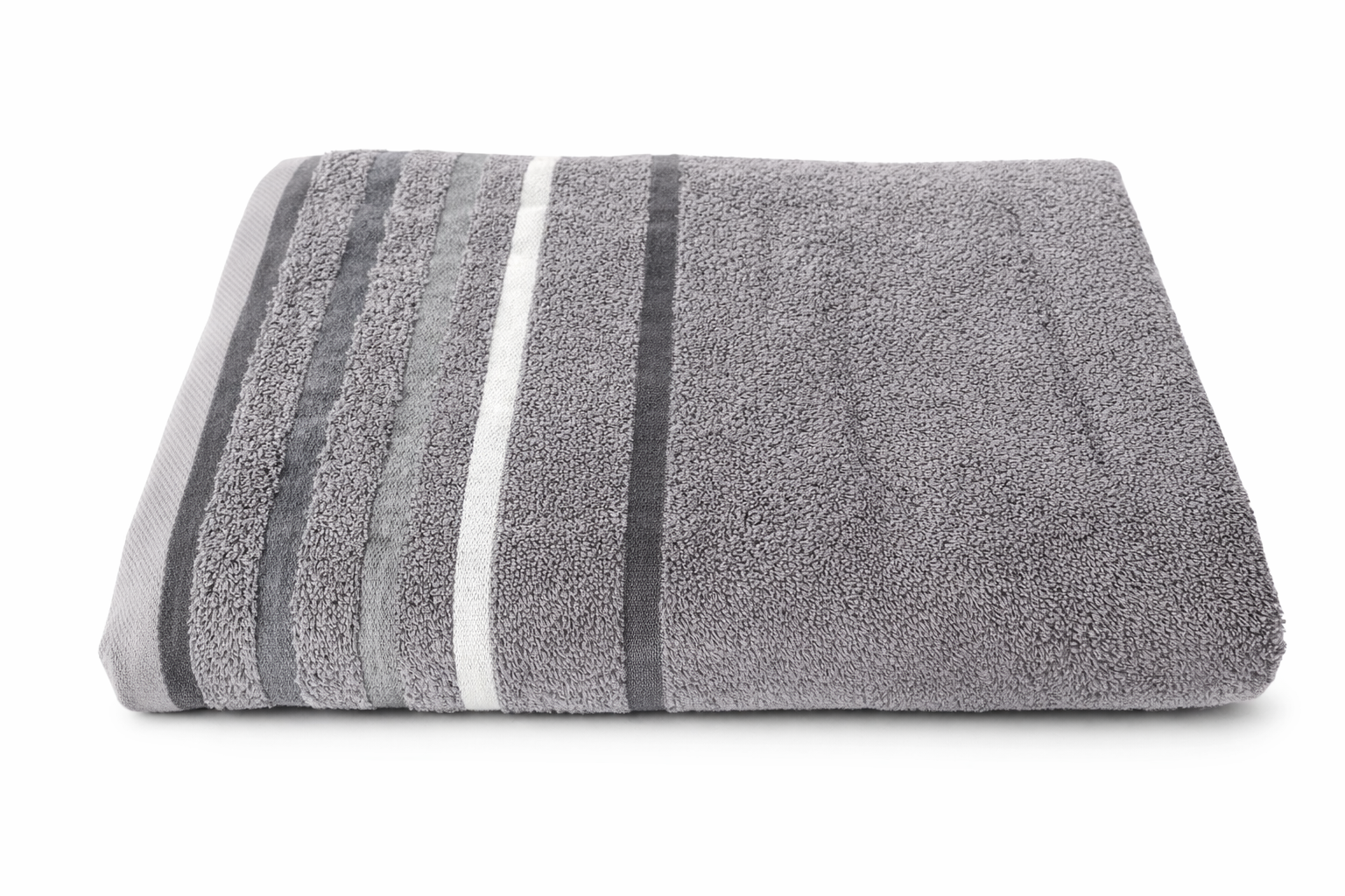 Prosop de baie Premium, 100% bumbac organic, dimensiunea 70x140 cm, densitate 550 g/m², Gri