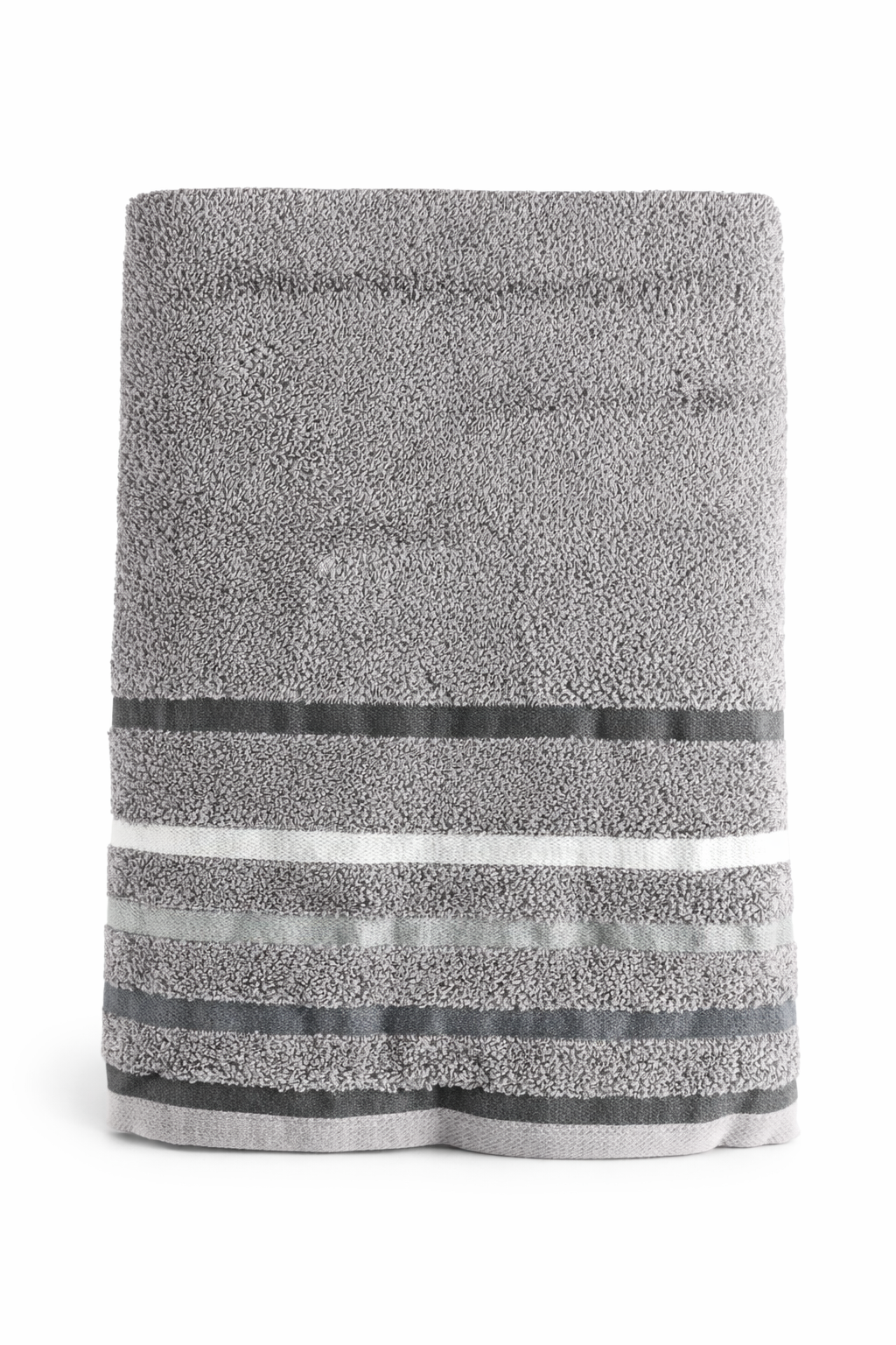 Prosop de baie Premium, 100% bumbac organic, dimensiunea 70x140 cm, densitate 550 g/m², Gri - imaginea 2