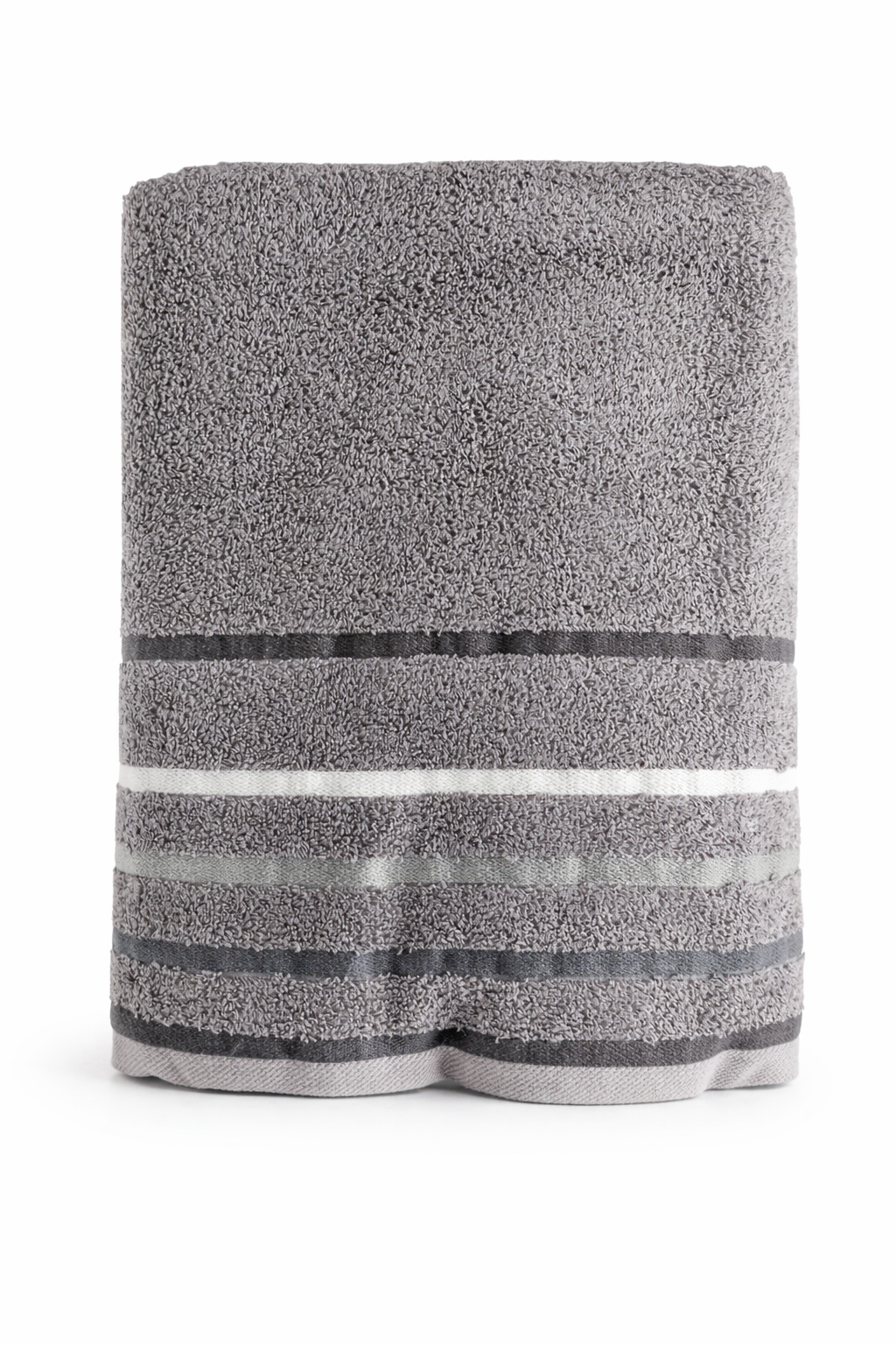 Prosop de baie Premium, 100% bumbac organic,  dimensiunea 100x150 cm, densitate 540 g/m², Gri - imaginea 4