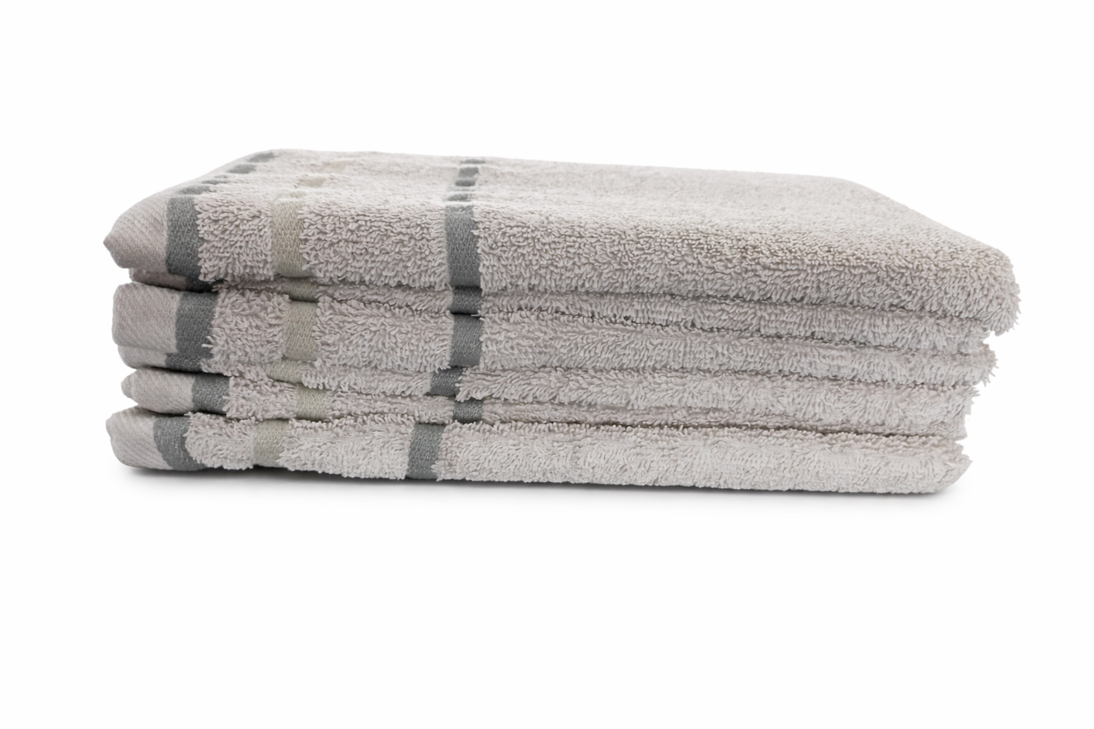 Set 6 prosoape de baie Premium, 100% bumbac organic, dimensiunea 30x50 cm, densitate 550 g/m², gri