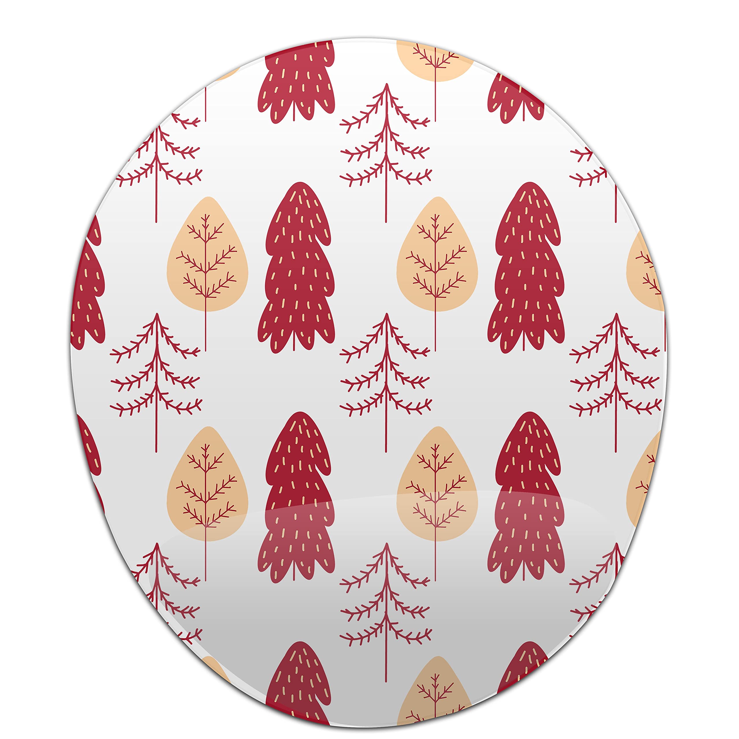 Mousepad Bonamaison TRMP100070 ergonomic cu suport din spuma cu memorie, baza antiderapanta din cauciuc, imprimat digital, negru/alb, 20 x 23 cm - imaginea 3