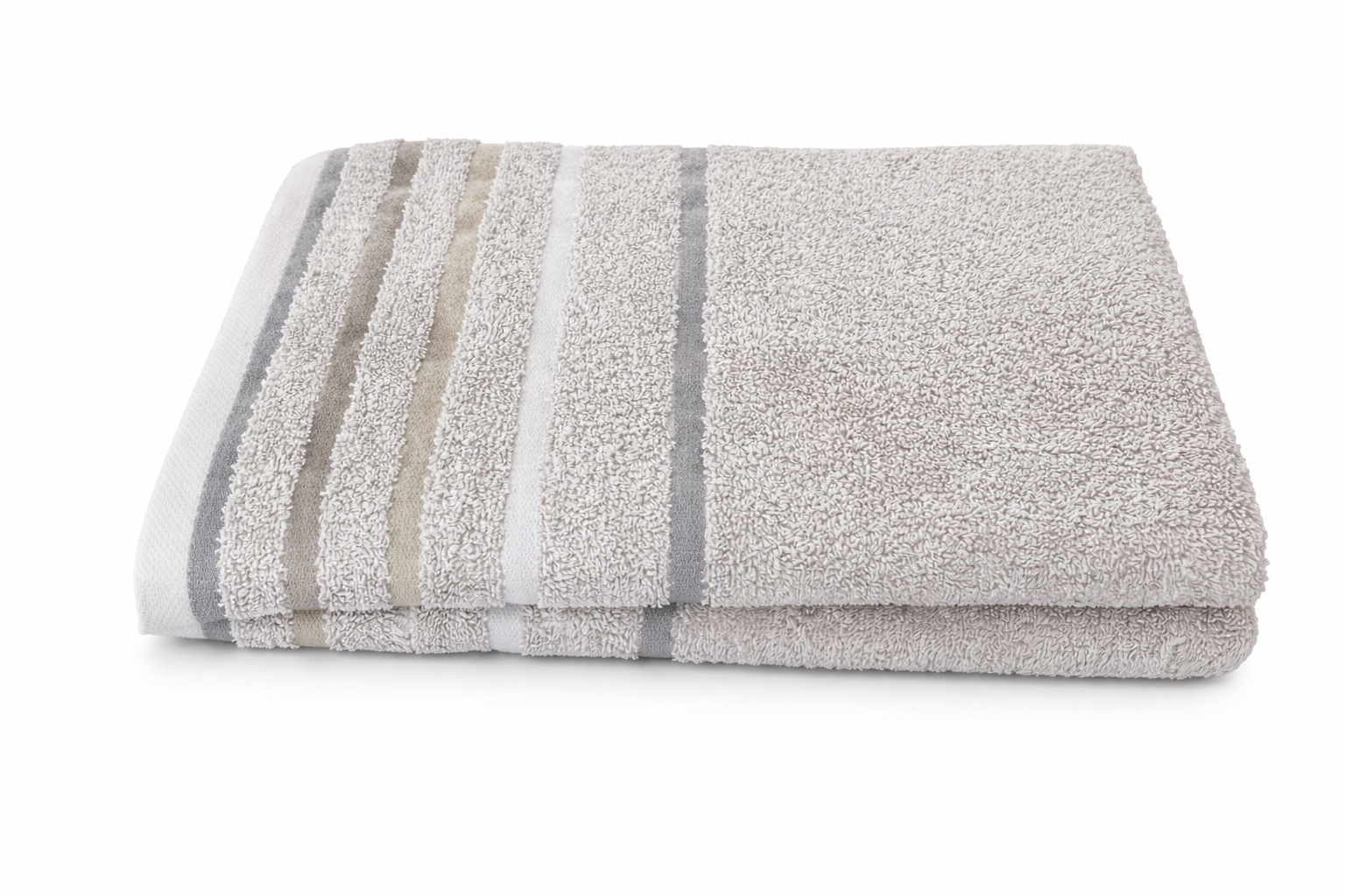 Set 2 prosoape de baie Premium, 100% bumbac organic, dimensiunea 50x100 cm, densitate 550 g/m², Gri